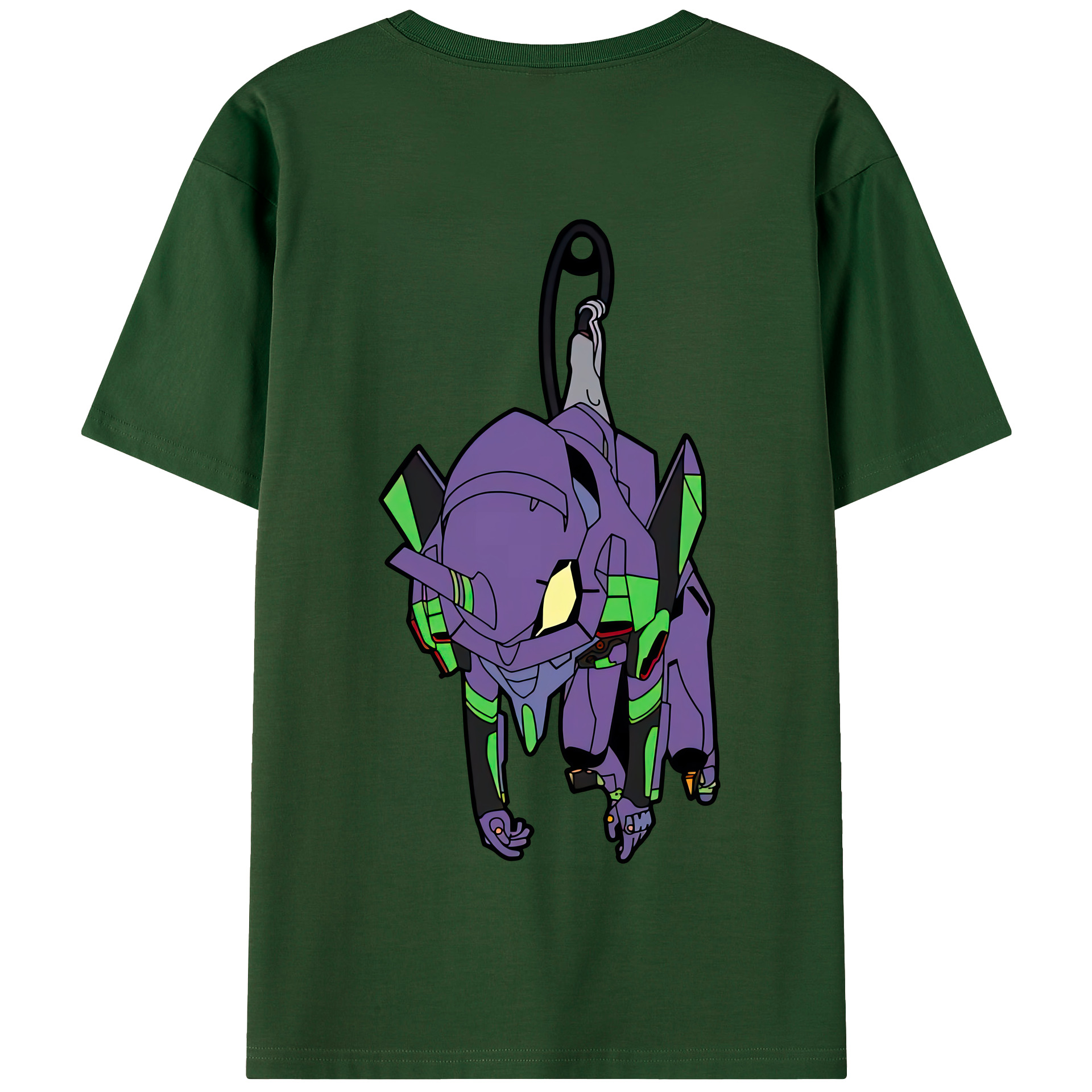 （画像用） EVA 新世紀エヴァンゲリオン 綿100％半袖Tシャツ（背面プリント）